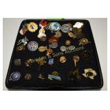 TRAY OF ASSTD VINTAGE PINS