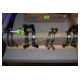 GROUP OF 4 PAIRS OF CONTEMPORARY WESTERN SPURS