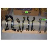 GROUP OF 4 PAIRS CONTEMPORARY WESTERN SPURS