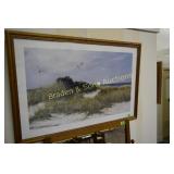 FRAMED 20" X 32" OCEAN PRINT