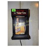 WELCOME TO MILLER TIME 13" X 8" LIGHTED