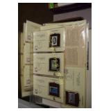 BOX OF ASSTD US AND FOREIGN STAMPS ON DISPLAY