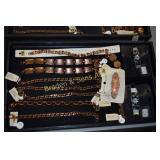 GROUP OF 2 TRAYS OF ASSTD COPPER BRACELETS