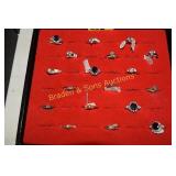 GROUP OF 35 LADIES RINGS