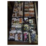 GROUP OF 4 TRAYS OF ASSTD EARRINGS AND NECKLACES