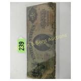 US SERIES 1869 $1.00 NATIONAL BANK NOTE SIGNED