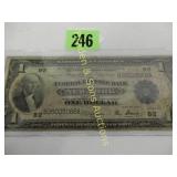 SERIES 1914 $1.00 CURRENCY NOTE FROM THE
