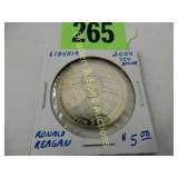 LIBERIA 2004 $10.00 COMMEMORATIVE COIN