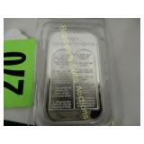 SILVER ONE OUNCE BAR FEATURING TEN COMMANDMENTS