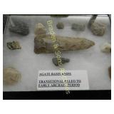 GROUP OF 11 NATIVE AMERICAN ARTIFACTS FROM PALEO