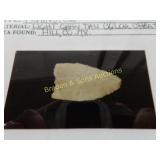 NATIVE AMERICAN PLAINVIEW POINT 1 3/8" LONG FOUND