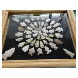 GROUP OF 51 NATIVE AMERICAN POINTS FOUND IN