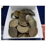 GROUP OF 35 INDIAN HEAD PENNIES