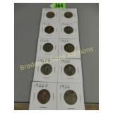 GROUP OF 10 WALKING LIBERTY SILVER QUARTERS