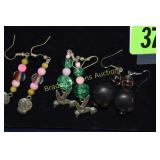 GROUP OF 3 PAIRS LADIES EARRINGS