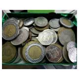 GROUP OF ASSTD FOREIGN COINS