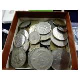 GROUP OF ASSTD FOREIGN COINS