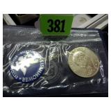 1971 AND 1972 UNCIRCULATED EISENHOWER SILVER