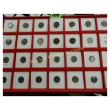 GROUP OF 56 - 1943 STEEL WHEAT PENNIES