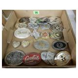 GROUP OF 20 NEW WESTERN BELT BUCKLES