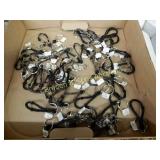 GROUP OF 50 HAND BRAIDED HORSE HAIR KEY CHAINS