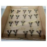 GROUP OD 20 NEW WESTERN SPUR KEY CHAINS
