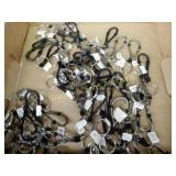 GROUP OF 50 HAND BRAIDED HORSE HAIR KEY CHAINS