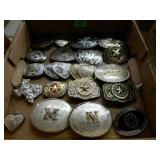 GROUP OF 20 NEW WESTERN BELT BUCKLES