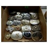 GROUP OF 20 NEW WESTERN BELT BUCKLES