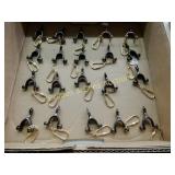 GROUP OF 20 NEW WESTERN SPUR KEY CHAINS