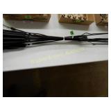 GROUP OF 5 NEW BUGGY WHIPS AND 5 NEW QUIRTS