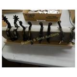 GROUP OF 4 PAIRS OF NEW WESTERN SPURS. SPUR