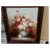 GROUP OF 2 FRAMED PAINTINGS