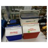 GROUP OF 4 COOLERS