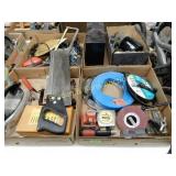 GROUP OF 4 BOXES OF ASSTD TOOLS ETC