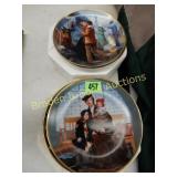 GROUP OF 4 FRANKLIN MINT COLLECTORS PLATES