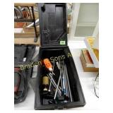 GUN CLEANING KIT IN PLASTIC CARRYING CASE