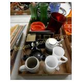 GROUP OF 2 BOXES OG ASSTD GLASSWARE ETC