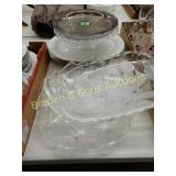 GROUP OF ASSTD SERVING DISHES AND PLATTERS