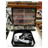 GROUP OF ASSTD DRILLS AND CRAFTSMAN BATTERY