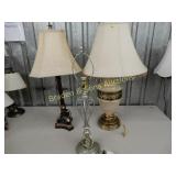 GROUP OF 3 TABLE LAMPS