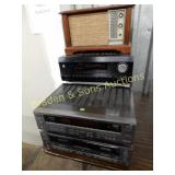 GROUP OF ASSTD ELECTRONIC RECEIVERS AND RADIOS