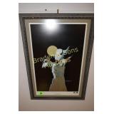 FRAMED 20" X 13" NATIVE AMERICAN PRINT TITLED