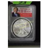 PCGS GRADED MS69 - 2018 FIRST STRIKE SILVER EAGLE