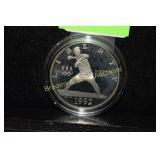 US 1992 - 25TH OLYMPIAD PROOF SILVER DOLLAR