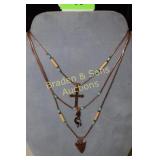 GROUP OF 3 LADIES COPPER NATIVE