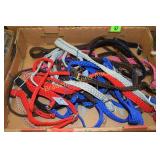 GROUP OF 10 NEW NYLON ONE EAR HEAD STALLS