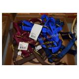 GROUP OF 5 NEW NYLON HORSE HALTERS