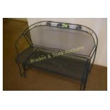 WROUGHT IRON PATIO SWING