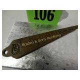 ANTIQUE BRASS COLT BORE GUAGE